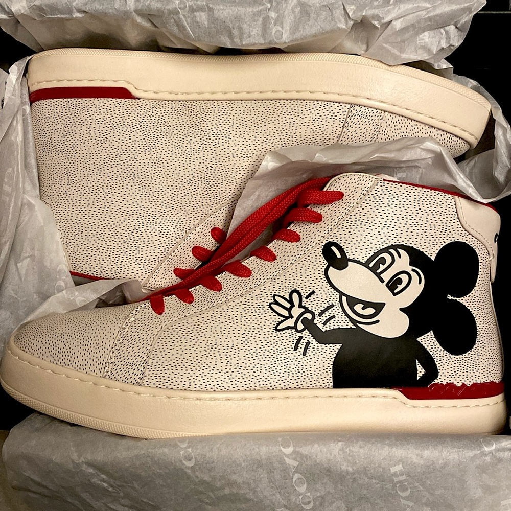 Disney Mickey Mouse X Keith Haring Clip High Top Sneaker